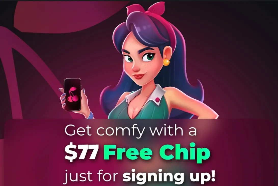 bettywins $77 free chip bonus