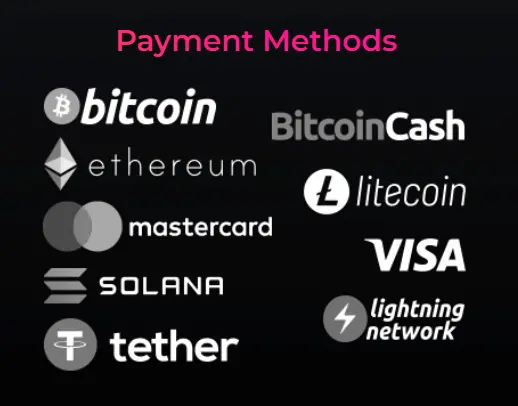BettyWins Casino payment